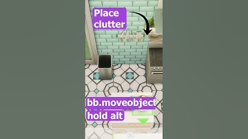 Sims 4 Perfect Counter Clutter #shorts #short #sims4