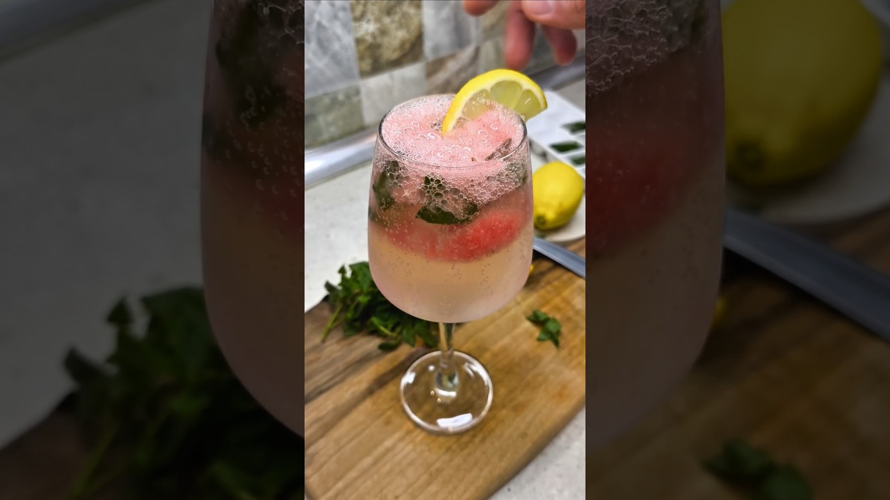 Summer’s Coolest Drink Watermelon Ice #shorts #watermelon #summer #drink