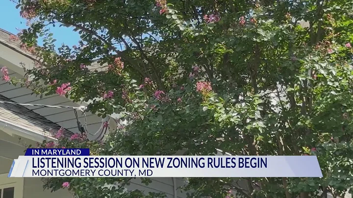 Montgomery County starts listening session on new zoning rules