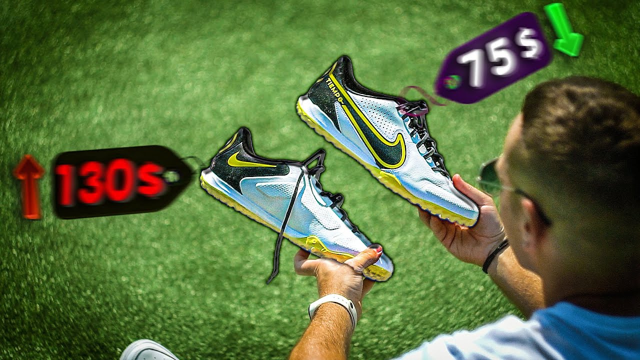 Что выбрать ? ⚫ PRO vs ACADEMY сороконожки Nike Tiempo 9 TF - YouTube
