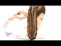 "Updated" Dutch Four Strand Fishtail Braid on a Ponytail