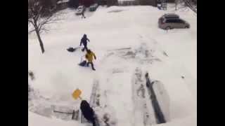 Snow Shoveling Timelapse