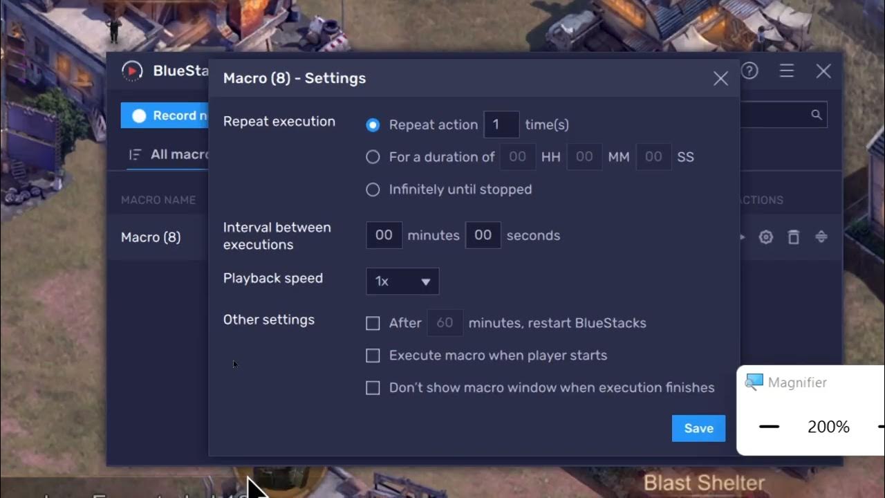 Best macro settings. Best macro settings