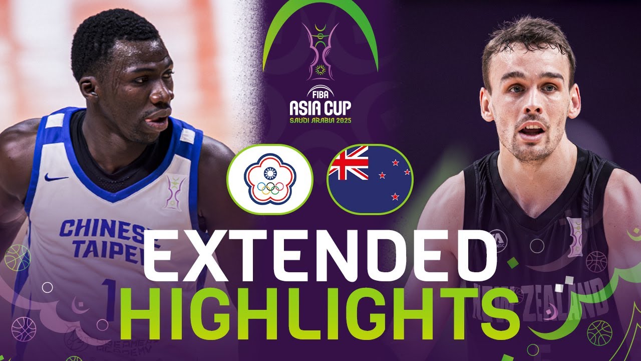 Chinese Taipei vs New Zealand 🇳🇿 | Extended Highlights | FIBA Asia Cup 2025