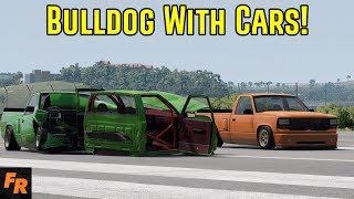 BullDog With Cars On BeamNG Drive!