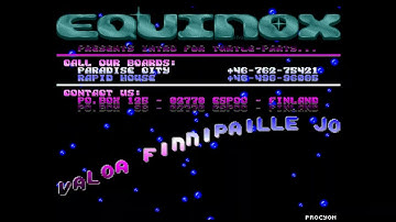 Equinox - Turtle Party Intro (Amiga Demoscene)