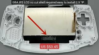 GBA IPS LCD no cut shell required easy to install 2.9 "IPS hig... — Best Buy 2026 | Great Quality!