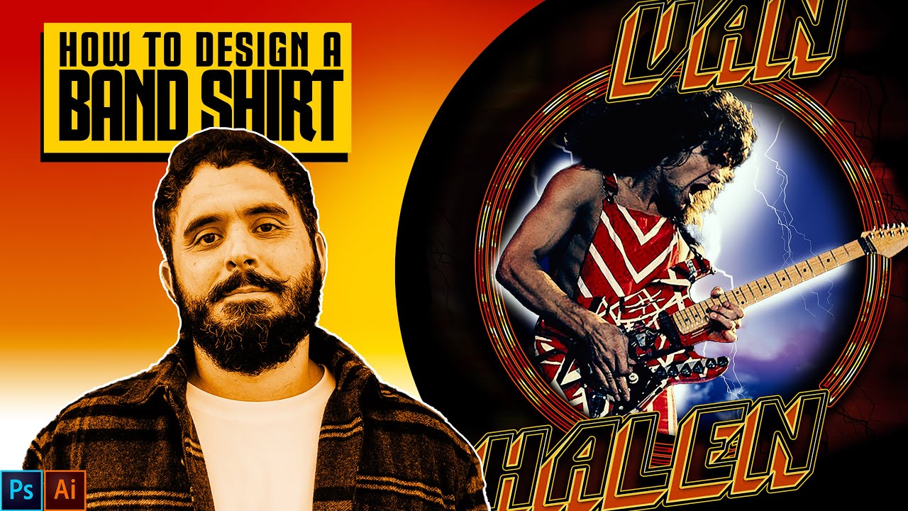 How to Design a Band TShirt Step by step process on designing a T