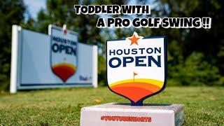 #YOUTUBESHORTS  Toddler with a Pro Golf Swing