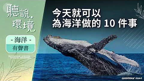 【有聲書】保護海洋，今天就可以為海洋做的10件事 - 天天要聞