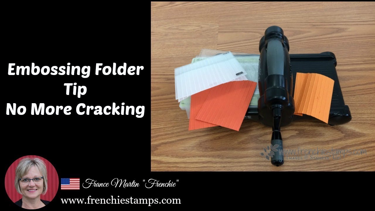 Stampin'Up! Embossing Folder Tip - YouTube