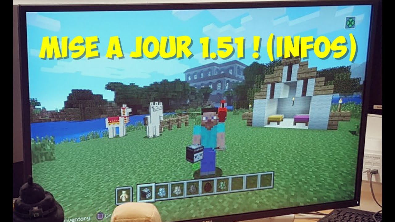 MINECRAFT PS3/PS4/XBOX MISE A JOUR 1.51 INFORMATION ! - YouTube