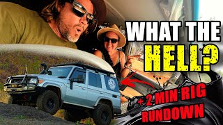 2 MINUTE TOYOTA LANDCRUSIER RIG RUNDOWN | TRAVELLING AUSTRALIA FULL TIME