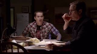Teen Wolf 1X10 Stiles Tries To Drunk His Father Who Is Late Night Working In Case Off Derek Hale.