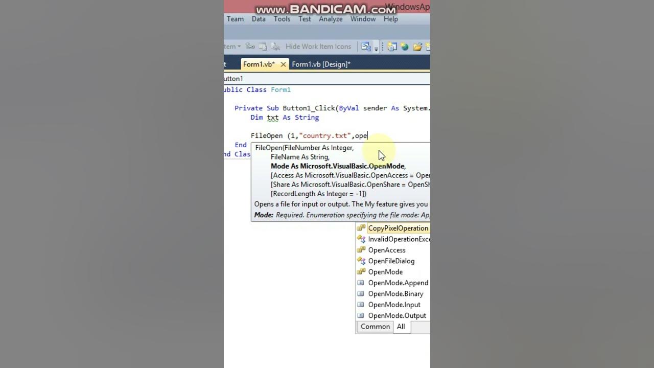 How to read from a text file in VB.Net - YouTube