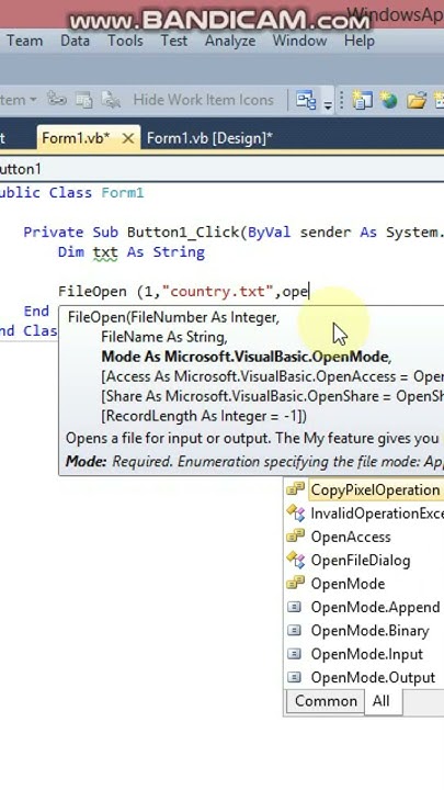 How to read from a text file in VB.Net - YouTube