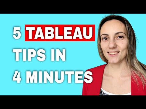 5 Tableau Tips in 4 Minutes 5 Tableau Tips in 4 Minutes
