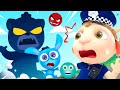 Pranks of Little Rabbits👮‍♂️🐰🦖 What kind of monster is running towards us!!!👮‍♂️🐰🦖 Police Chase