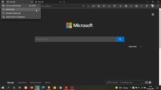 microsoft edge now has a new search tabs option