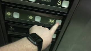 FINAL RIDE Famous 1993 Dover Impulse Scenic Elevator at Wallace Parking Deck Chapel Hill, NC