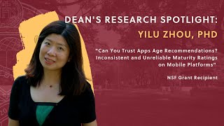 Yilu Zhou, PhD, on App Age Recommendations on Mobile Platforms screenshot 3
