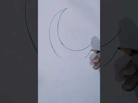 How to draw shivling in an easy way