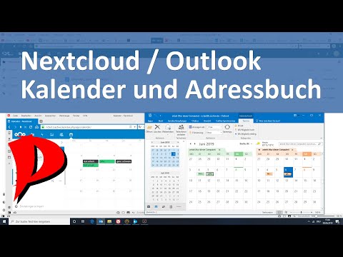 Nextcloud | Kalender und Adressbücher mit Outlook synchronisieren / nutzen