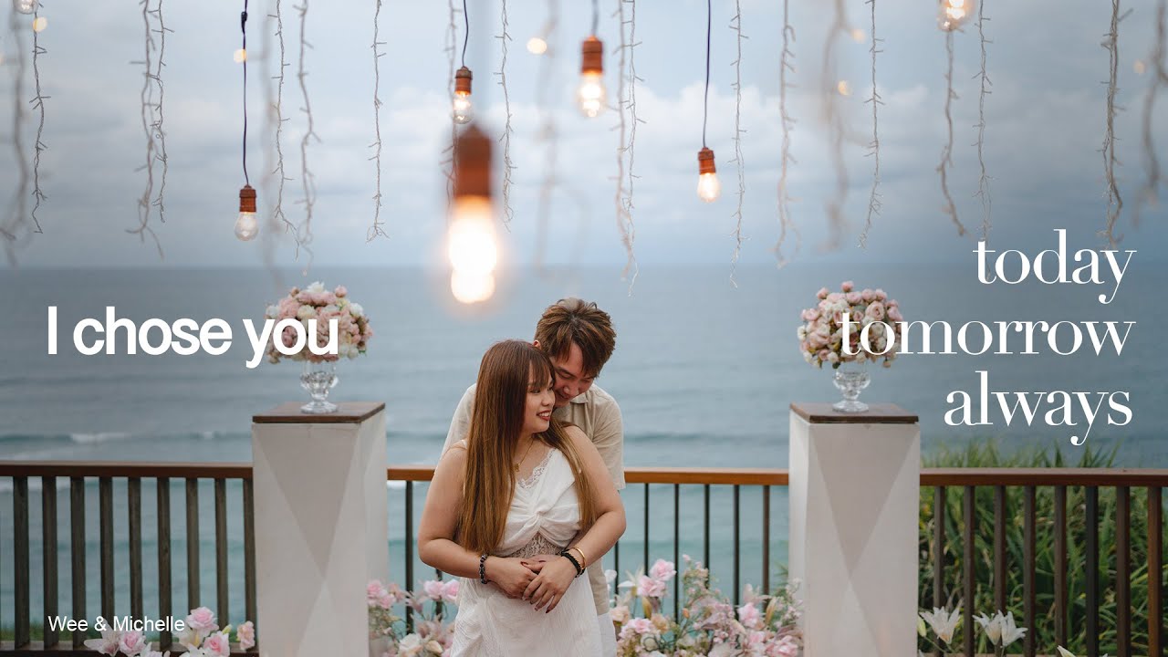 Surprise Cliff Proposal in Bali | Emotional YES Moment | Wee & Michelle 