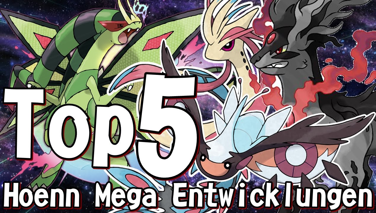 Top 5 Hoenn Pokemon Die Eine Mega Entwicklung Benotigen Youtube