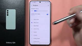 Samsung Galaxy S24 S24 Change Ringtone