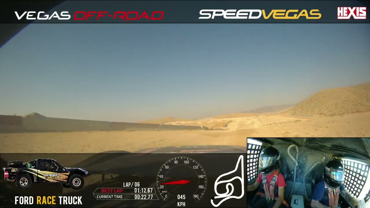 My fastest lap at Speed Vegas Off Road Experience.