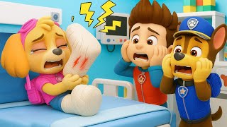 OMG!! SKYE Got Badly Hurt - CHASE & RYDER Please Help - PAW Patrol Ultimate Rescue | Rainbow 3