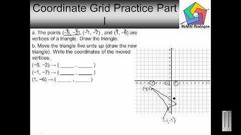 6th Grade Coordinate Grid Practice