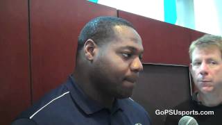 Penn State Football Spring Practice Interview - Chima Okoli