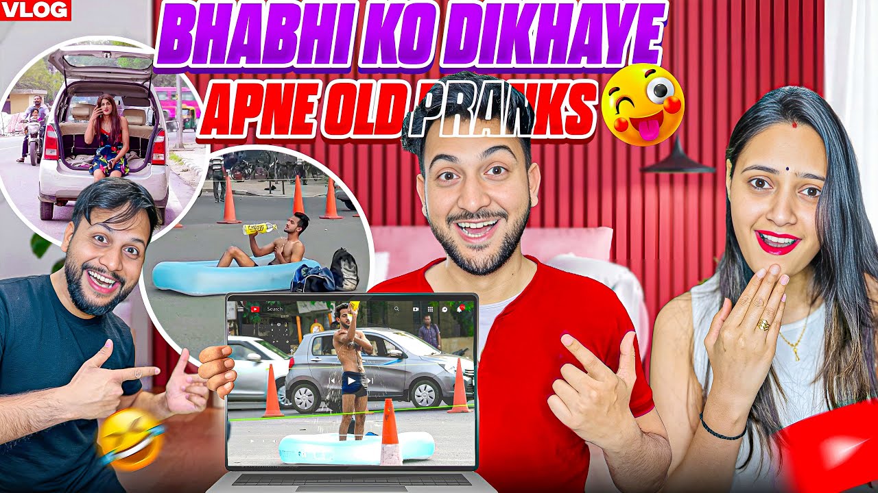 Bhabhi Ko Dikhaye Apne Old Pranks😂 Beech Road Pe Nahaya Tha😱 | VinayThakur Vlogs