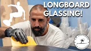 Glider Surfboard Full Carbon Fiber Longboard | Glassing Time-Lapse [Start to Finish]