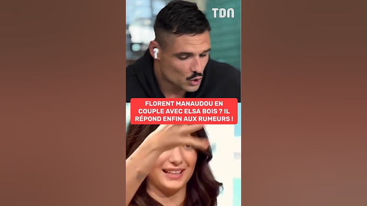 Florent Manaudou in a relationship with Elsa Bois? He finally responds to the rumors!