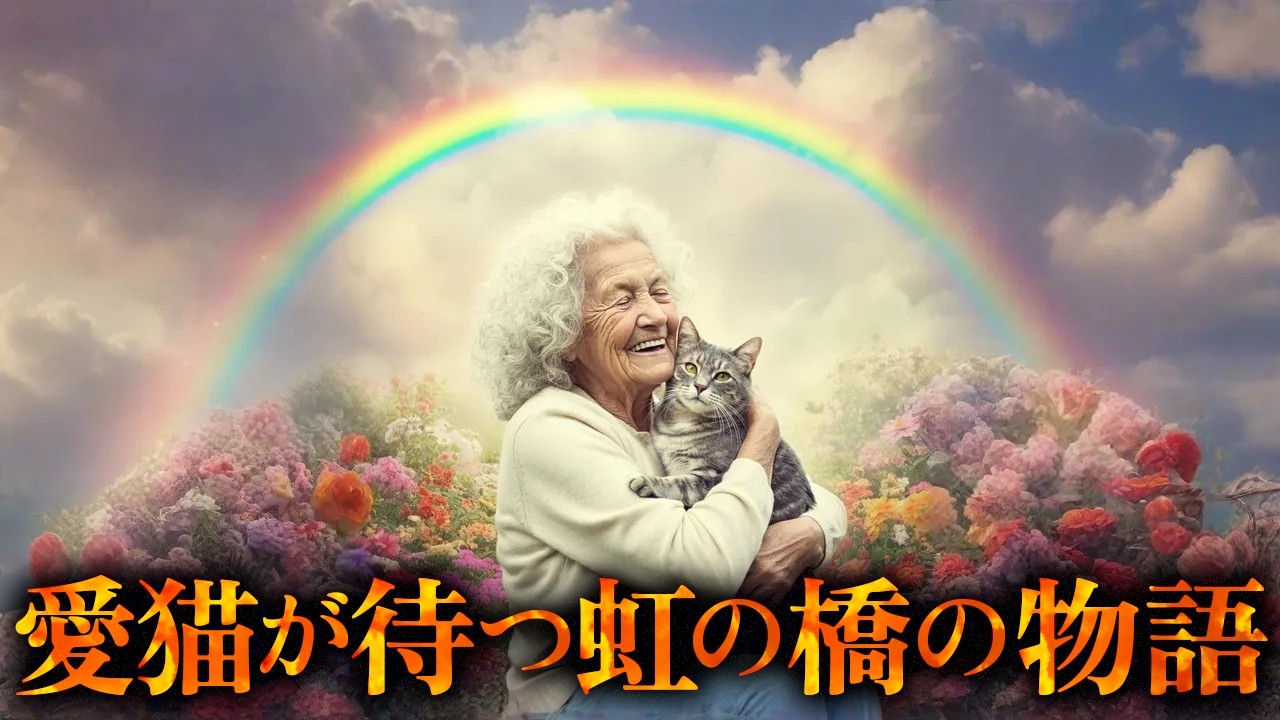 【再逢】愛猫が待つ虹の橋の物語｜亡くなった愛猫と再び会える奇跡の場所！