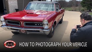 How to Photograph your Vehicle