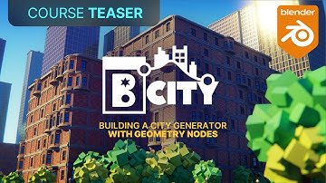 In-depth Geometry Node Course Coming Soon | BCITY | Blender Course Teaser