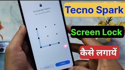 Tecno spark me screen lock kaise lagaye  / Display Lock setting / Tecno spark Screen Lock  / Lock se