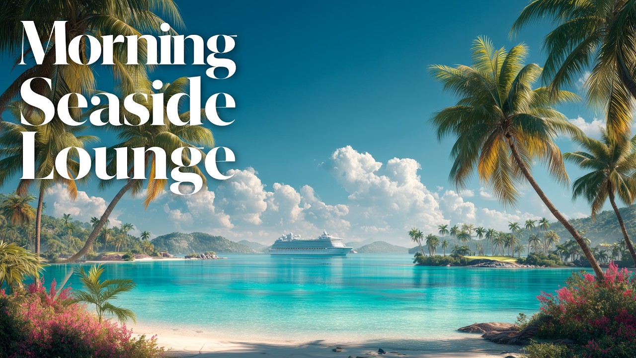 Luxury Cruise Morning 🚢 Tropical Island Vibes & Happy Jazz