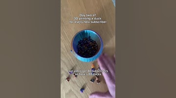 Day 2 of 3D printing a duck for every new subscriber #3dprinting #toys #subscribers #duck