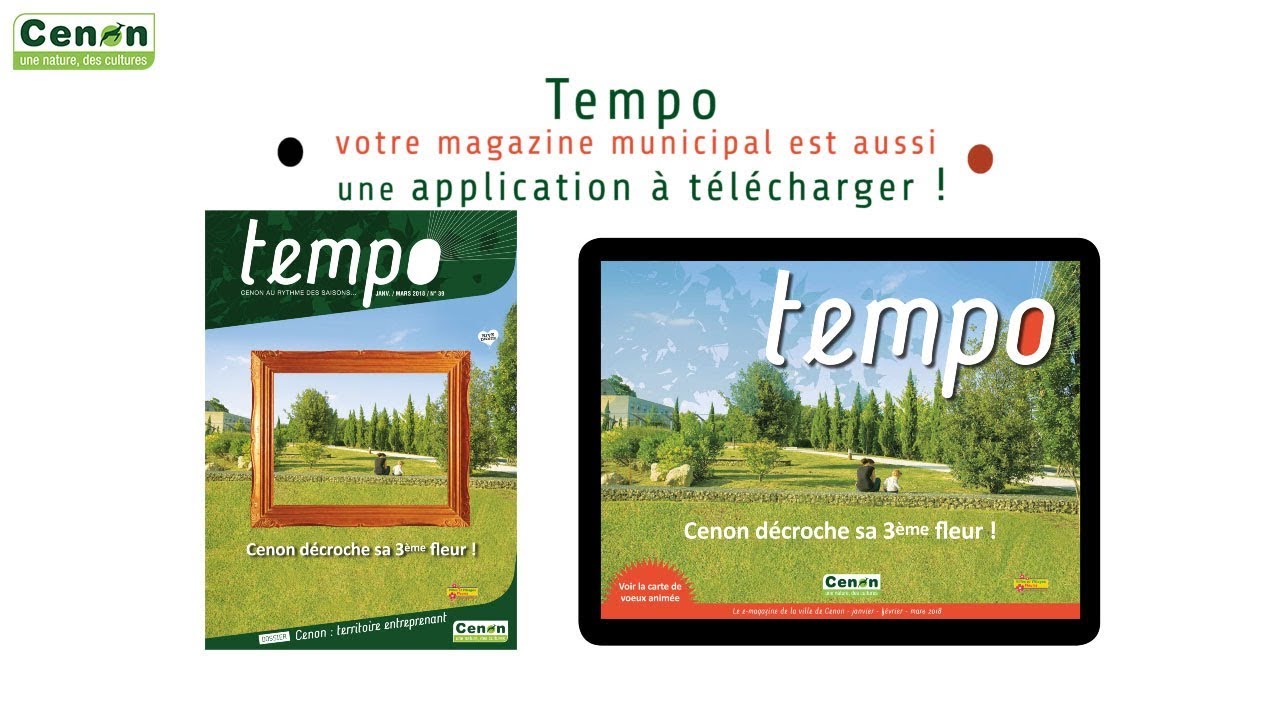 Tempo Ville De Cenon Un Magazine Une Application Youtube