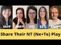 Enfp infp istj estj  how to use nt play group discussion