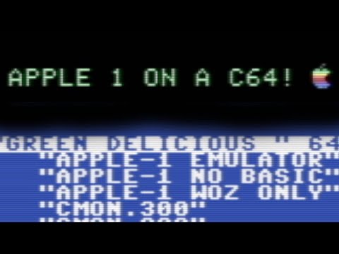 Apple 1 Software On A Commodore 64.