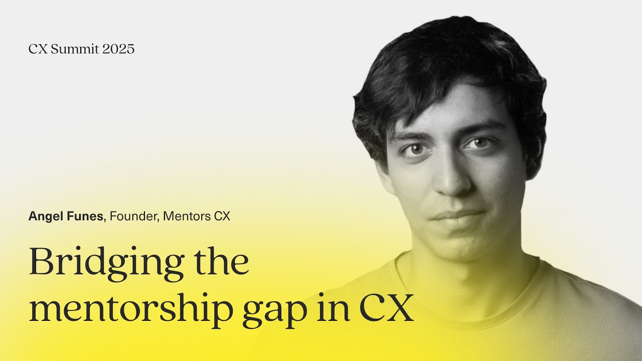 Bridging the mentorship gap in CX - YouTube