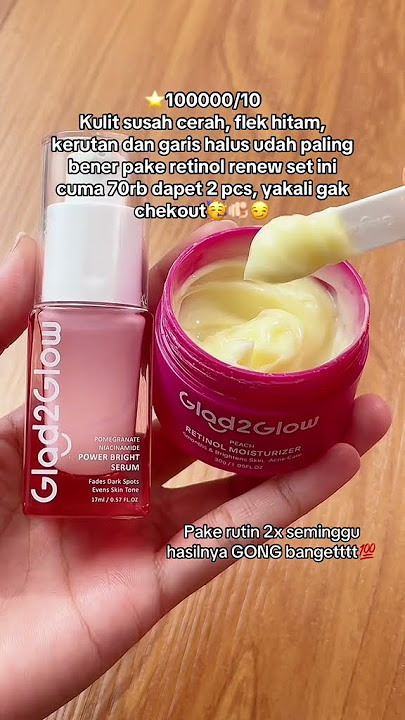 REVIEW PENGGUNAAN GLAD2GLOW #reviewjujur #skincare #skincareroutine #glad2glow #trendingshorts