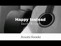Zach Bryan Happy Instead Acoustic Karaoke mp3