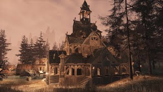 Conan Exiles - "Viking stave church "by the "Twin Falls", part5, Aesir, Nemedian mix , Xbox, no mods